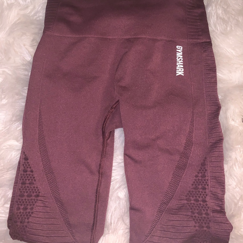 Maroon Gymshark leggings